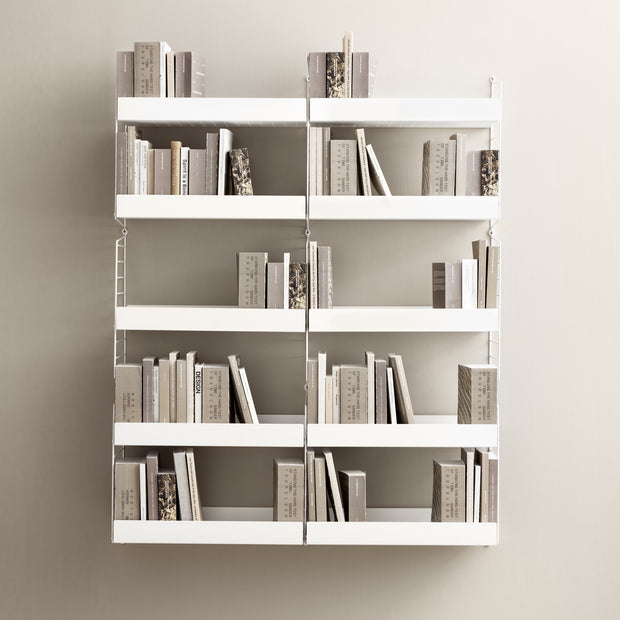 String Vysoká kovová police Metal Shelf High 58 x 30, Beige - DESIGNSPOT