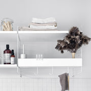 String Sada háčků 5ks, White - DESIGNSPOT