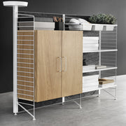 String Police s přihrádkami Bowl Shelf 78 x 30, White - DESIGNSPOT